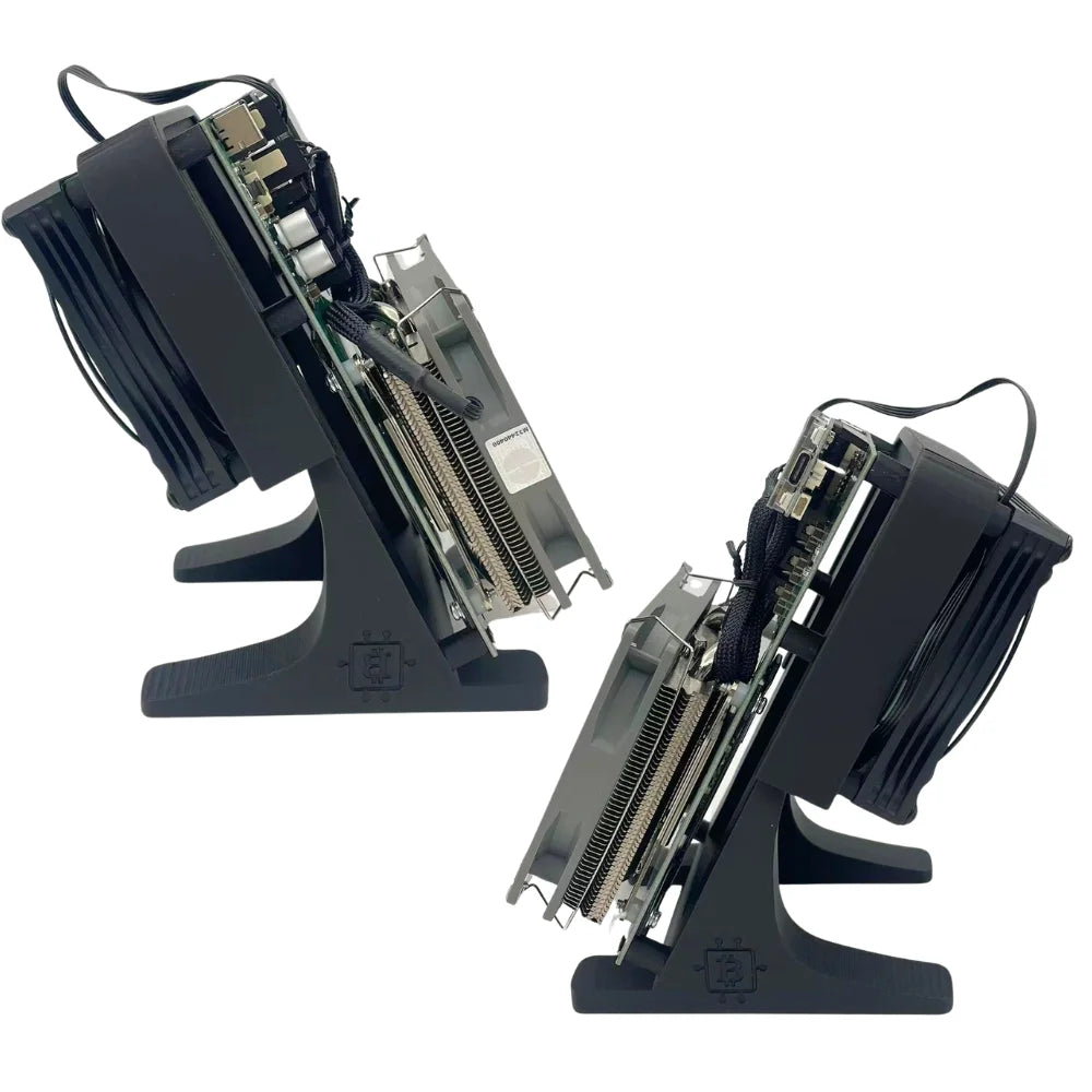 Upgraded version with 2 Fans,Bitaxe NerdQaxe++ 4.8TH/s 80W ASIC Miner BTC Miner Open-Source Home Bitcoin Miner