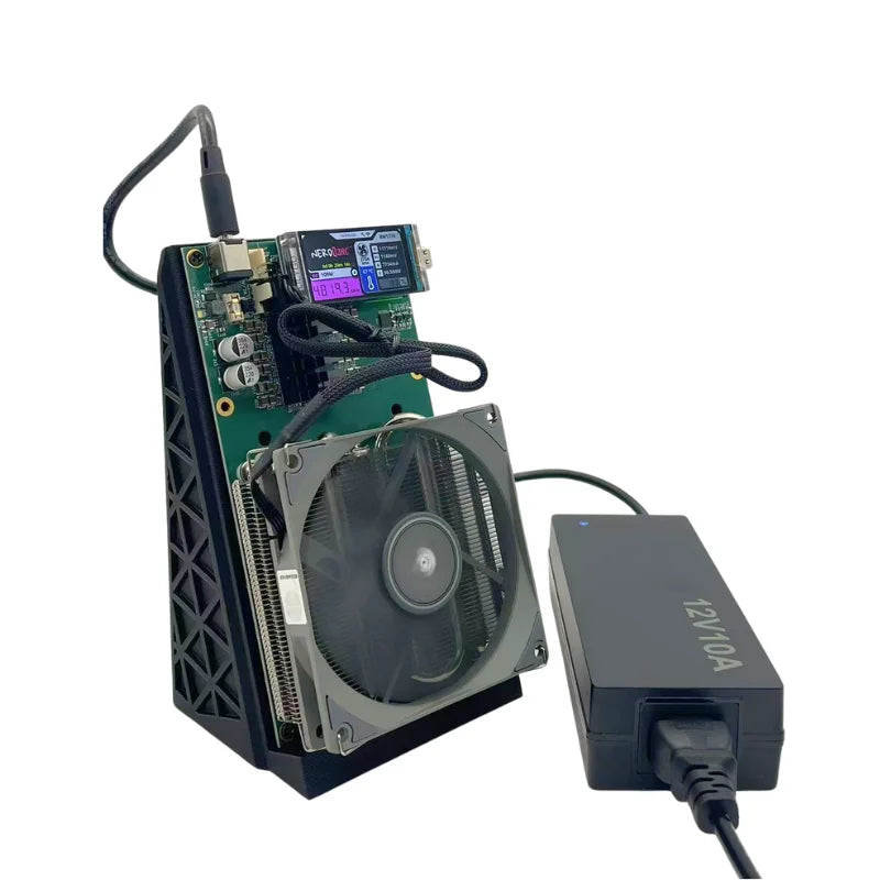 Nerdqaxe++ Bitcoin Miner 4.8 TH/s 4X BM1370 Chip (Same with Antminer S21 Pro) Open Source Bitcoin Minning Machine