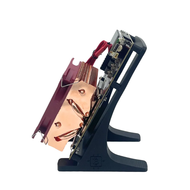 Bitaxe NerdQaxe++ BTC Solo Miner 4.8T-5TH/S 80W 4XBM1370 ASIC Chip Open Source Bitcoin Crypto Miner Silent Miner