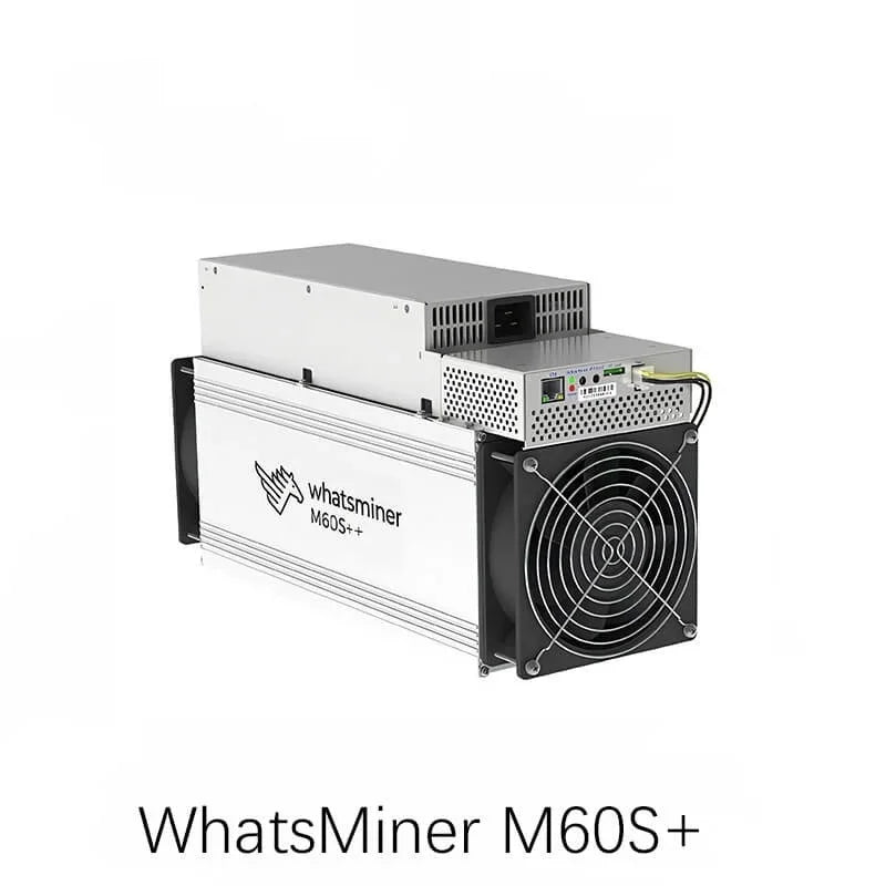 New BTC Miner Whatsminer M60S+ 186T 184T 182TH/s 17.5W/T Bitcoin Miner MicroBT M60S Plus BTC Whatsminer M60 Plus Bitcoin Mining