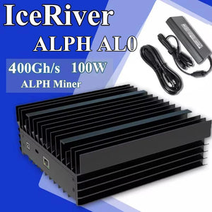 IceRiver ALPH AL0 400GH 100W Miner Alephium Mining Crypto Asic Miner Blake 3 Algorithm With Power Supply Free Shipping in Stock