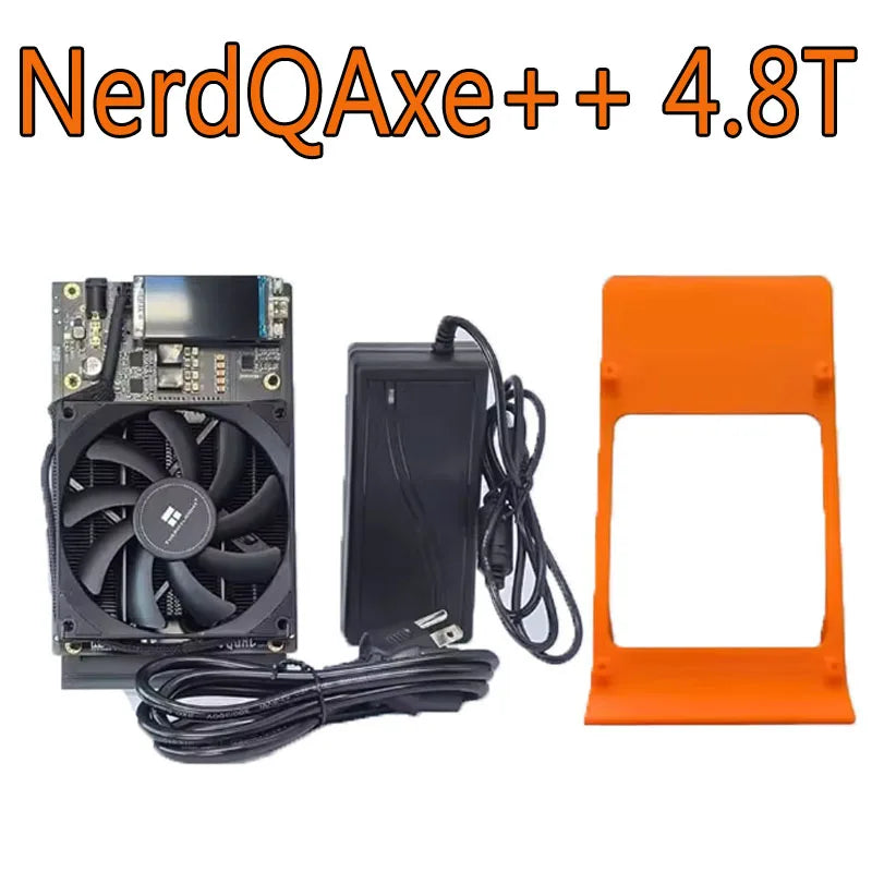 Bitaxe NerdQaxe++ 4.8TH/s 68w Bitcoins Miner 4 PCS BM1370 Asic Chip Solo BTC miner With power supply