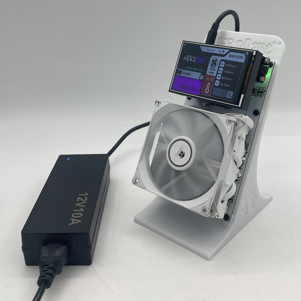 Original Brand New Bitaxe NerdQaxe++ 4.8Th/s A Larger Screen Bitcoin Miner Low Power Consumption Silent Home Solo BTC Miner