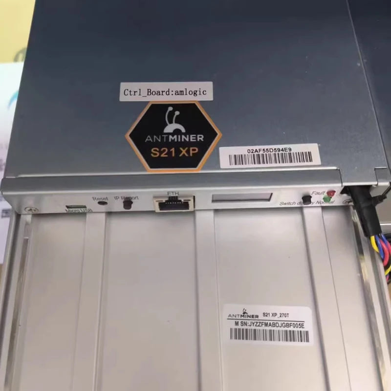 New Bitmain Antminer S21 XP BTC Miner 270T 3645W BCH Bitcoin Miner Mining Machine Free shipping