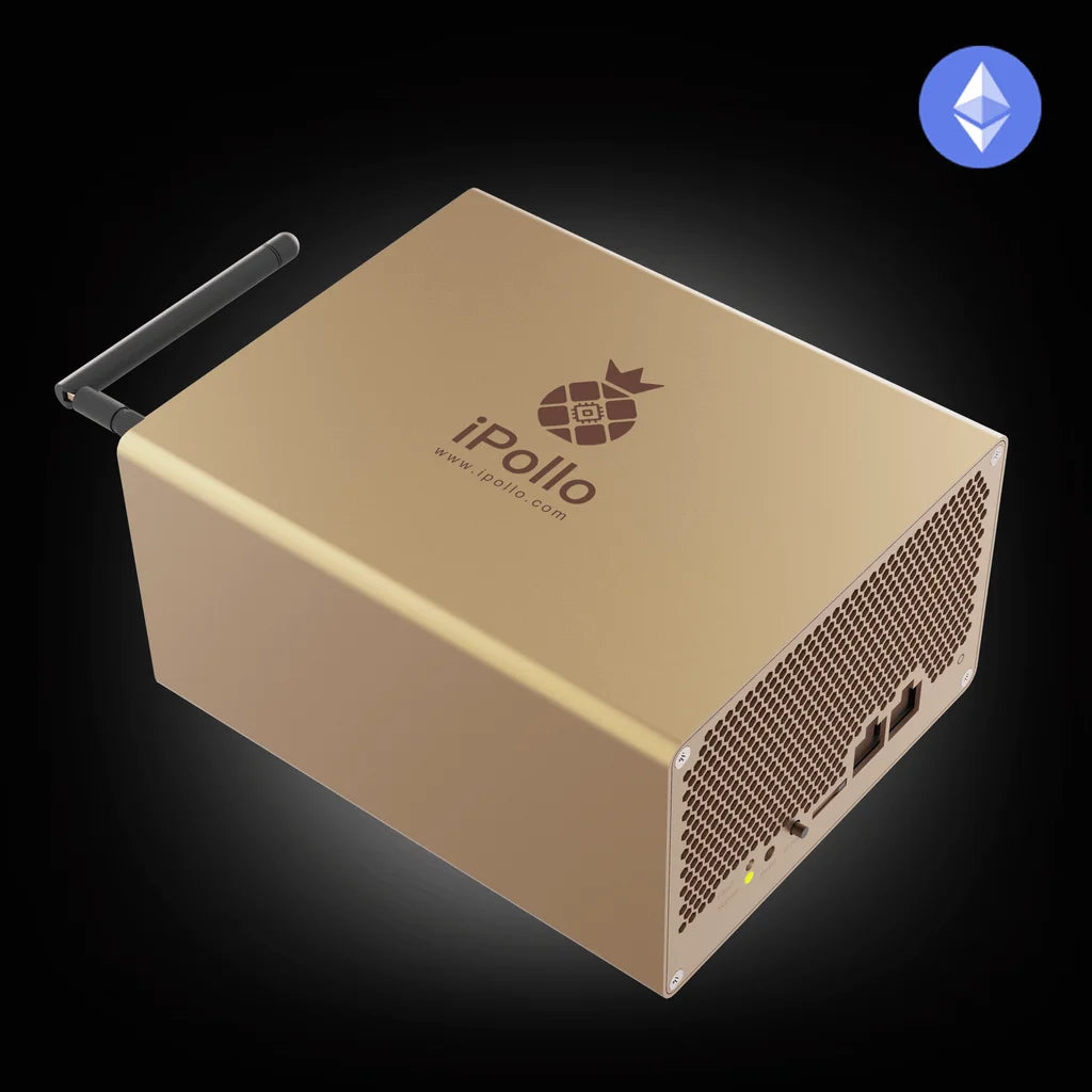 USED iPollo V1 Mini ETC Miner Hashrate 300m-320MH/s±10% Digital Currency ETC,ZIL,ETP,EXP With PSU Better than Antminer Goldsh