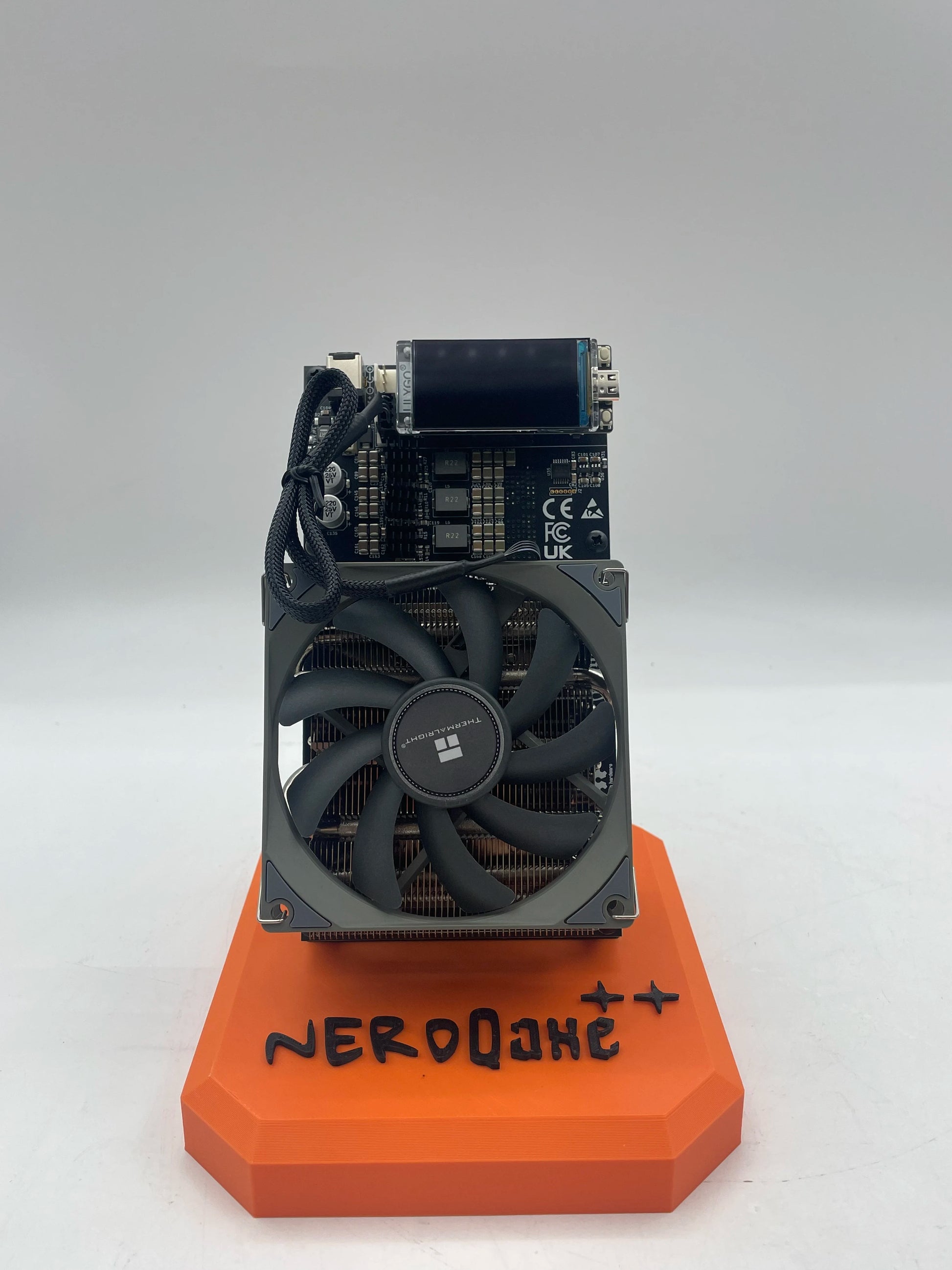 Bitaxe NerdQaxe++ 4.8TH/s Bitcoins Miner 4 Pieces BM1370 Asic Chip Solo BTC 80W 2.4G WiFi Open-Source Mining Machine With PSU