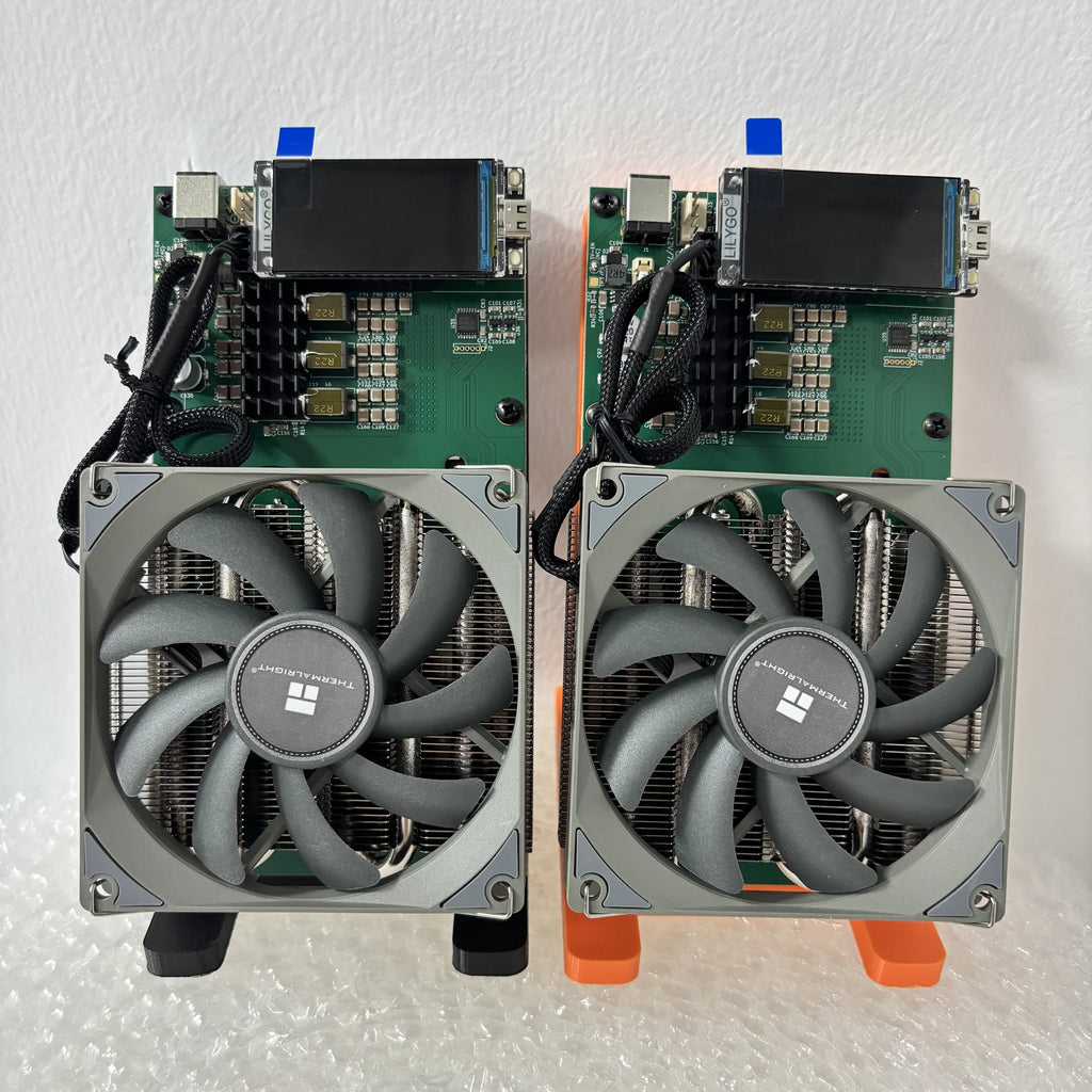 Bitaxe NerdQaxe++ 4.8TH/s Bitcoins Miner 4 Pieces BM1370 Asic Chip Solo BTC 68W 2.4G WiFi Open-Source Mining Machine Home Use