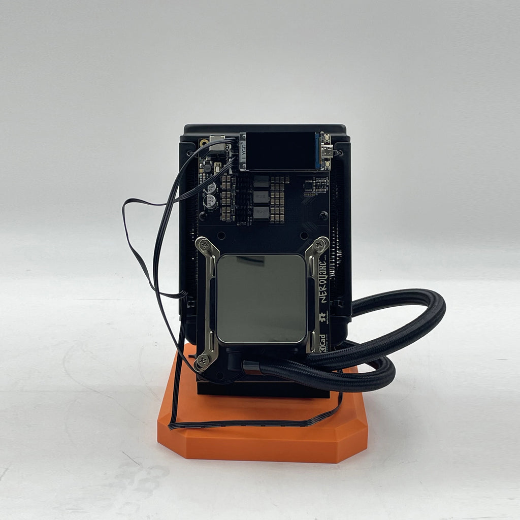 Bitaxe NerdQaxe++ Hydro Cooling ASIC Miner  4.8TH/s NerdQAxe++ Water Cooling With All kinds of Plug NerdQaxe