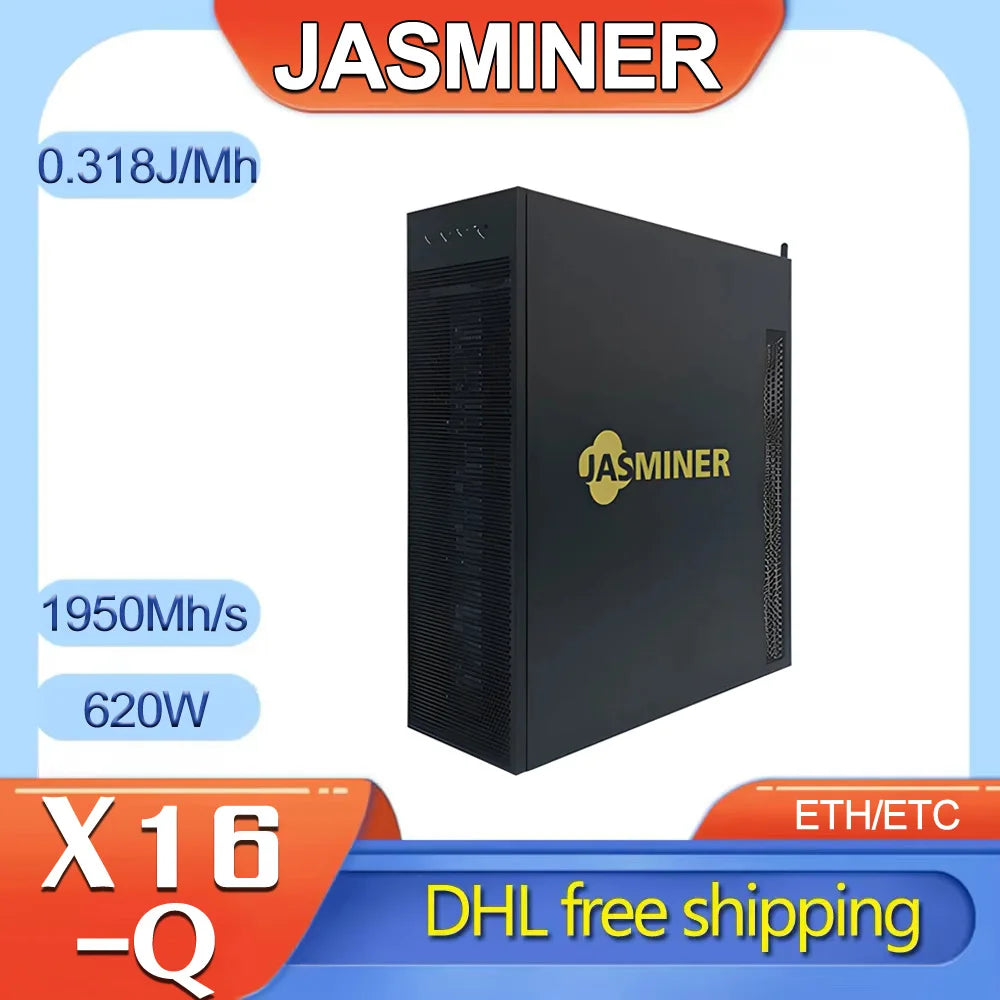 New Jasminer X16Q 1950MH/s 620W 8GB Wi-Fi Miner ETC Octa ETHW ETHF ZIL 3U Ultra Silent Server ETC Jasminer X16 Q 1950M ETC Miner