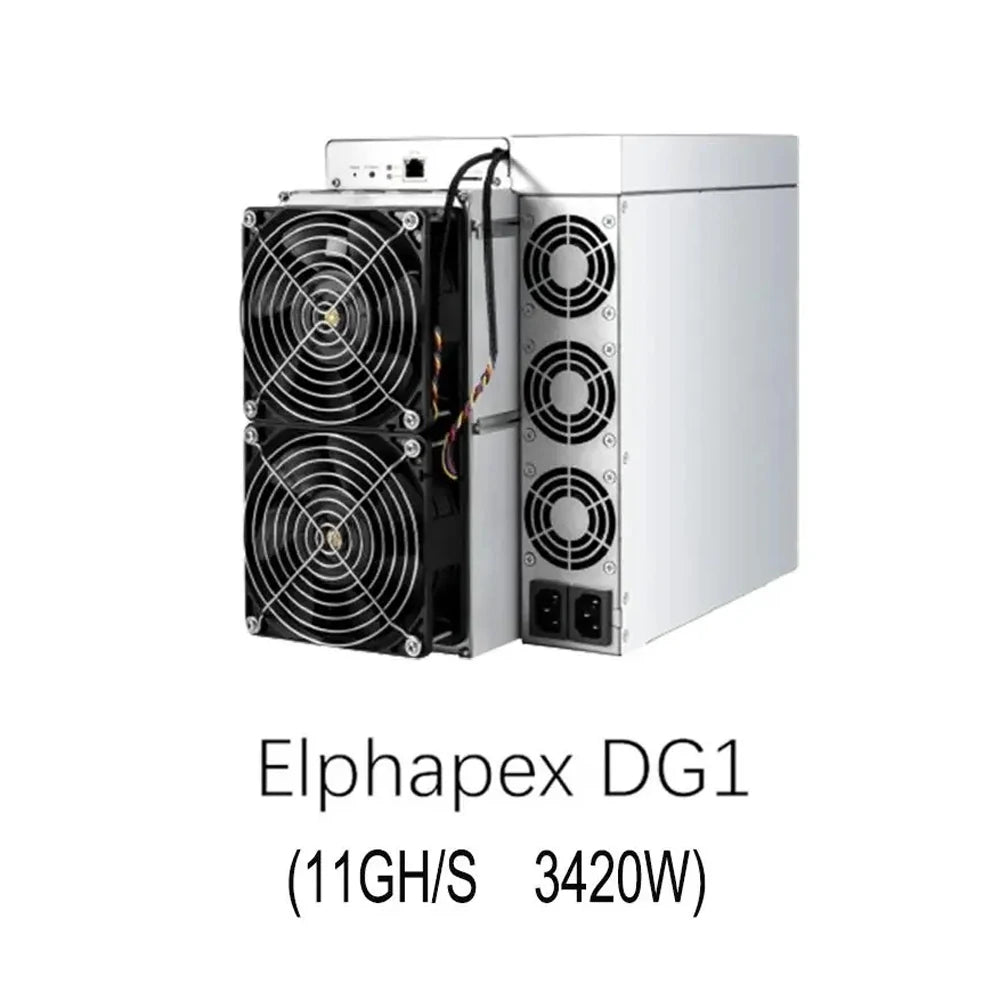 New ElphaPex DG1+ Plus 14.4Gh 3950w Dogecoin Miners Doge LTC Crypto Mining DG1 Plus Crypto Asic Miner Mining Machine with PSU