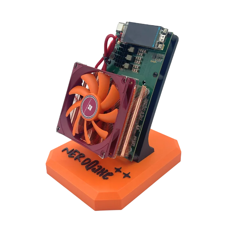 New Arraive Bitaxe NerdQaxe++ 4.8TH/s 68w Asic Bitcoins Miner BM1370 Chip Solo BTC 2.4G WiFi Open-Source BTC Mining Machine