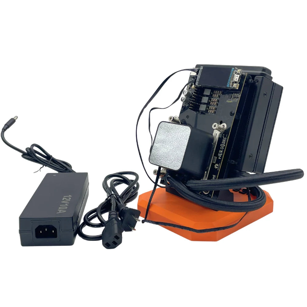 New Bitaxe NerdQaxe++ Hydro 4.8TH/s Liquid-Cooled Bitcoin Miner with 4*BM1370 ASIC Chips 2.4G WiFi Crypto Machine for Mining