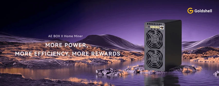 Goldshell AE BOX II 54MH/s 530W,AE BOX PRO 44MH/s 460W,AE BOX 37MH/s 360W Goldshell AE BOX2 BOX 2