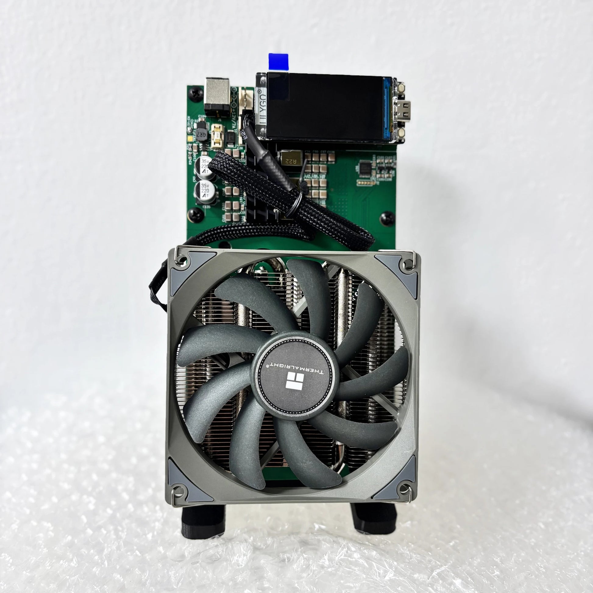 Bitaxe NerdQaxe++ Silent Bitcoin Miner Crypto Mining Device for Home, Low Noise, Energy Efficient, USB Powered