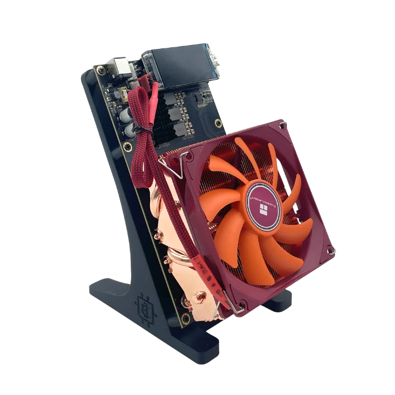 2025 New Arrival Bitaxe NerdQaxe++ Hydro Asic Miner 4.8T 78W Mining Powerful Bitcoin Solo BTC Miner With Power Supply Home Miner