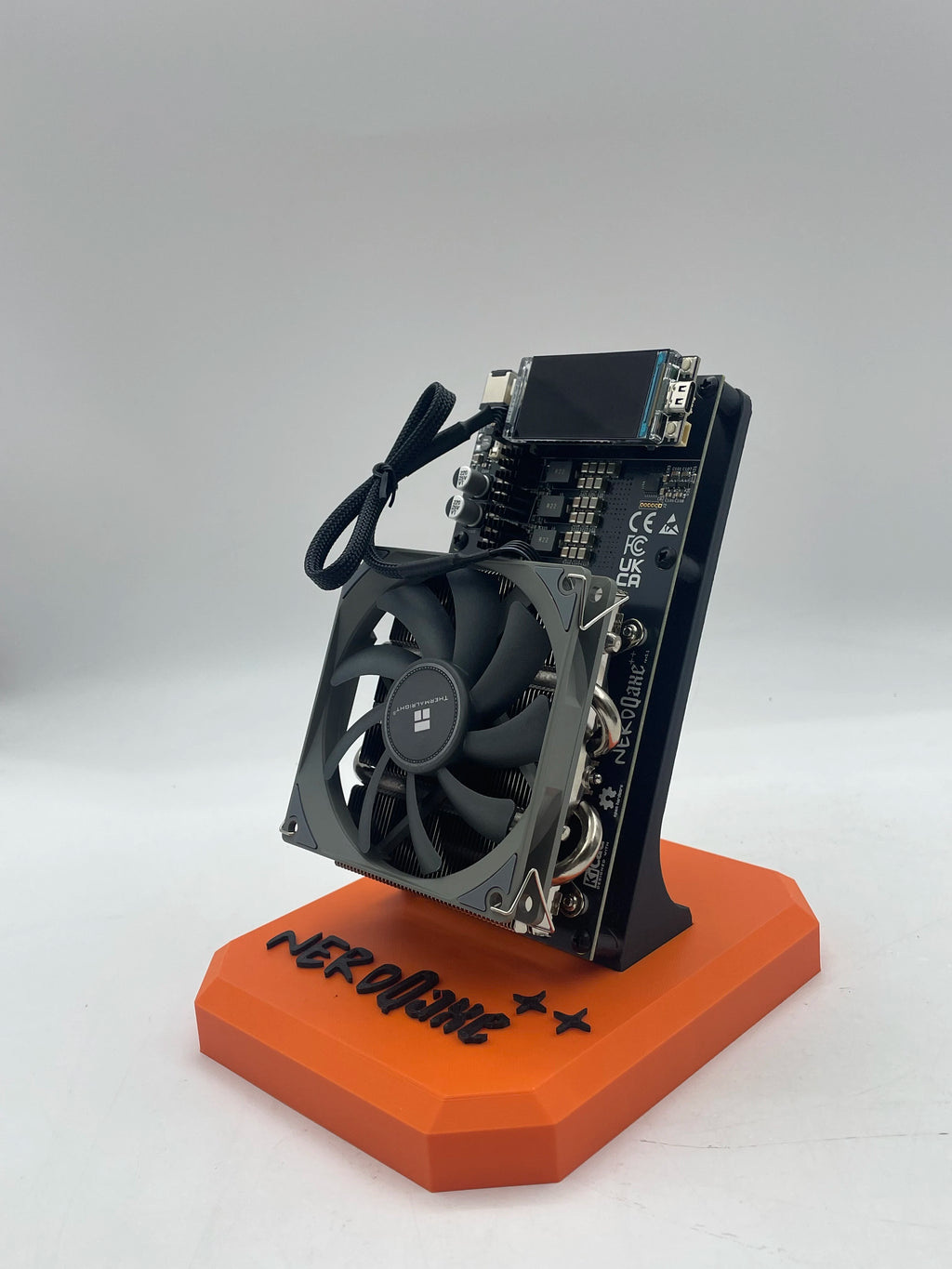 Bitaxe NerdQaxe++ 4.8TH/s Bitcoins Miner 4 Pieces BM1370 Asic Chip Solo BTC 80W 2.4G WiFi Open-Source Mining Machine With PSU