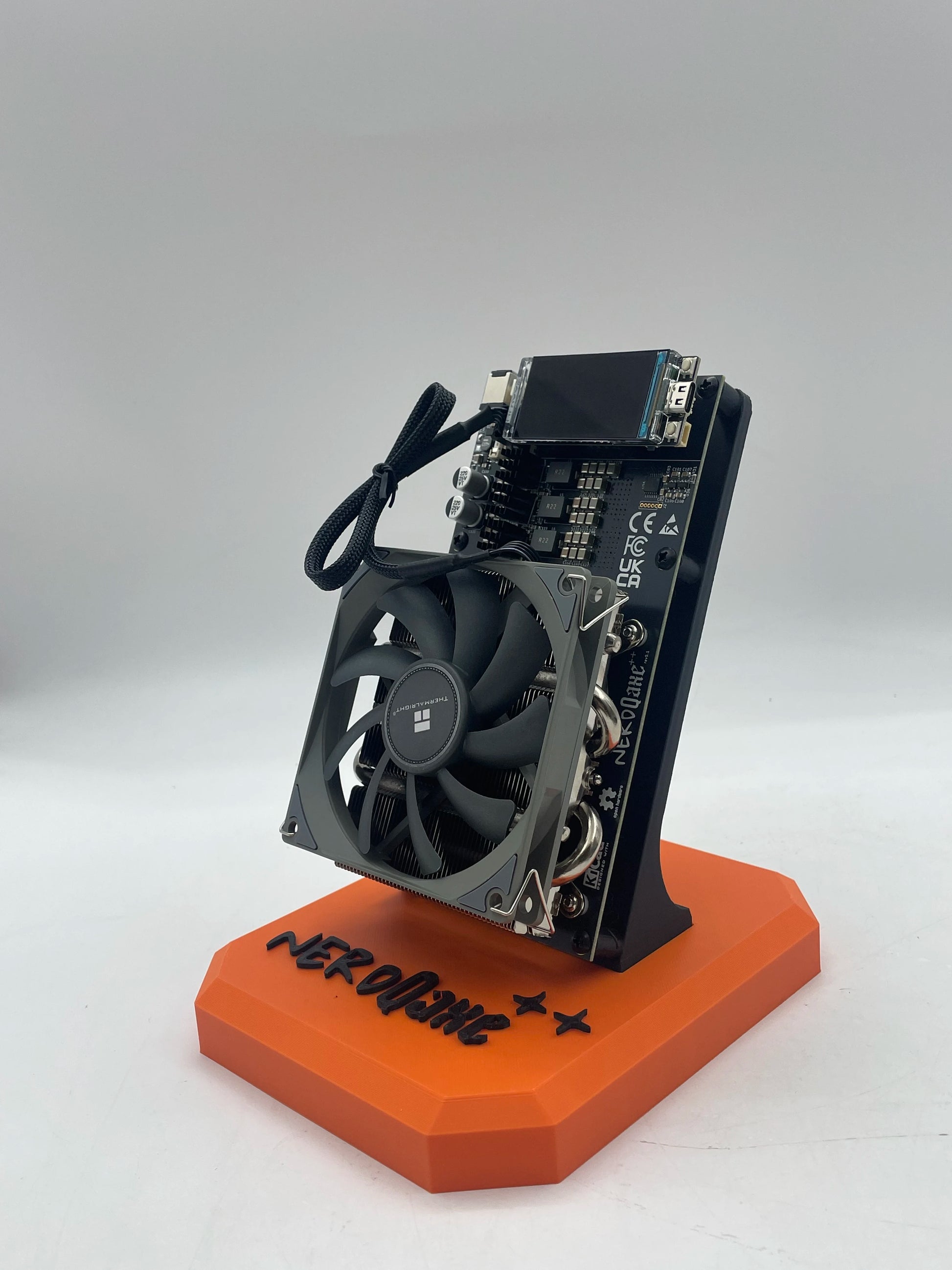 Bitaxe NerdQaxe++ 4.8TH/s Bitcoins Miner 4 Pieces BM1370 Asic Chip Solo BTC 80W 2.4G WiFi Open-Source Mining Machine With PSU