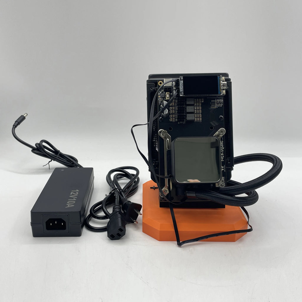 Bitaxe NerdQaxe++ Hydro Cooling ASIC Miner  4.8TH/s NerdQAxe++ Water Cooling With All kinds of Plug NerdQaxe