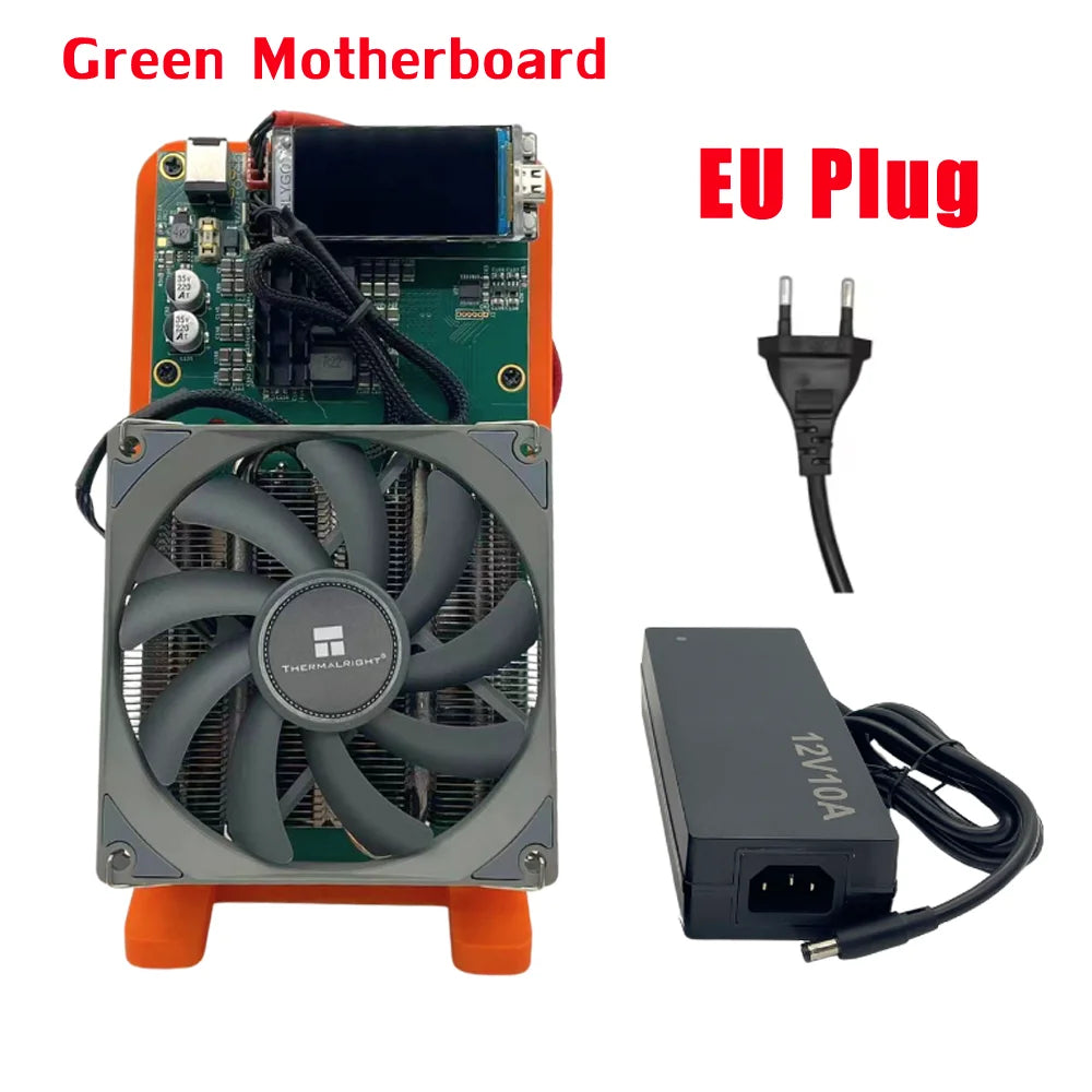 2 Fans Bitaxe NerdQaxe++ Hydro 4.8T Liquid-Cooled Bitcoin Miner with 4*BM1370 ASIC Chips 2.4G WiFi Crypto Machine for Mining