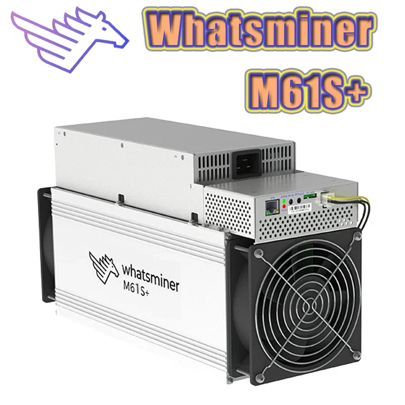 New BTC Miner Whatsminer M61S+ 240T 218T 224T 222T Bitcoin Miner SHA-256 MicroBT M61S BTC Mining With PSU