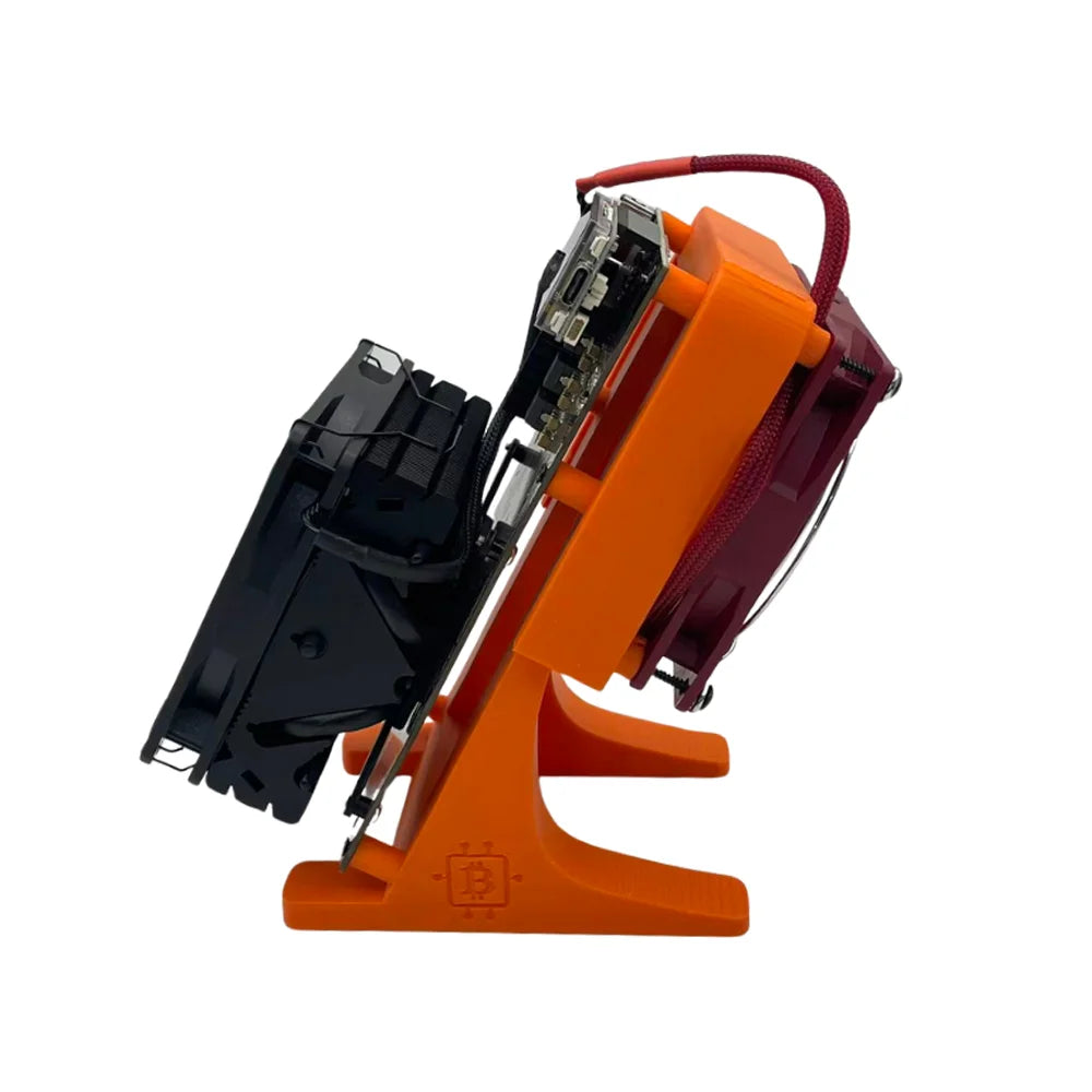 2 Fans Bitaxe NerdQaxe++ Hydro 4.8T Liquid-Cooled Bitcoin Miner with 4*BM1370 ASIC Chips 2.4G WiFi Crypto Machine for Mining