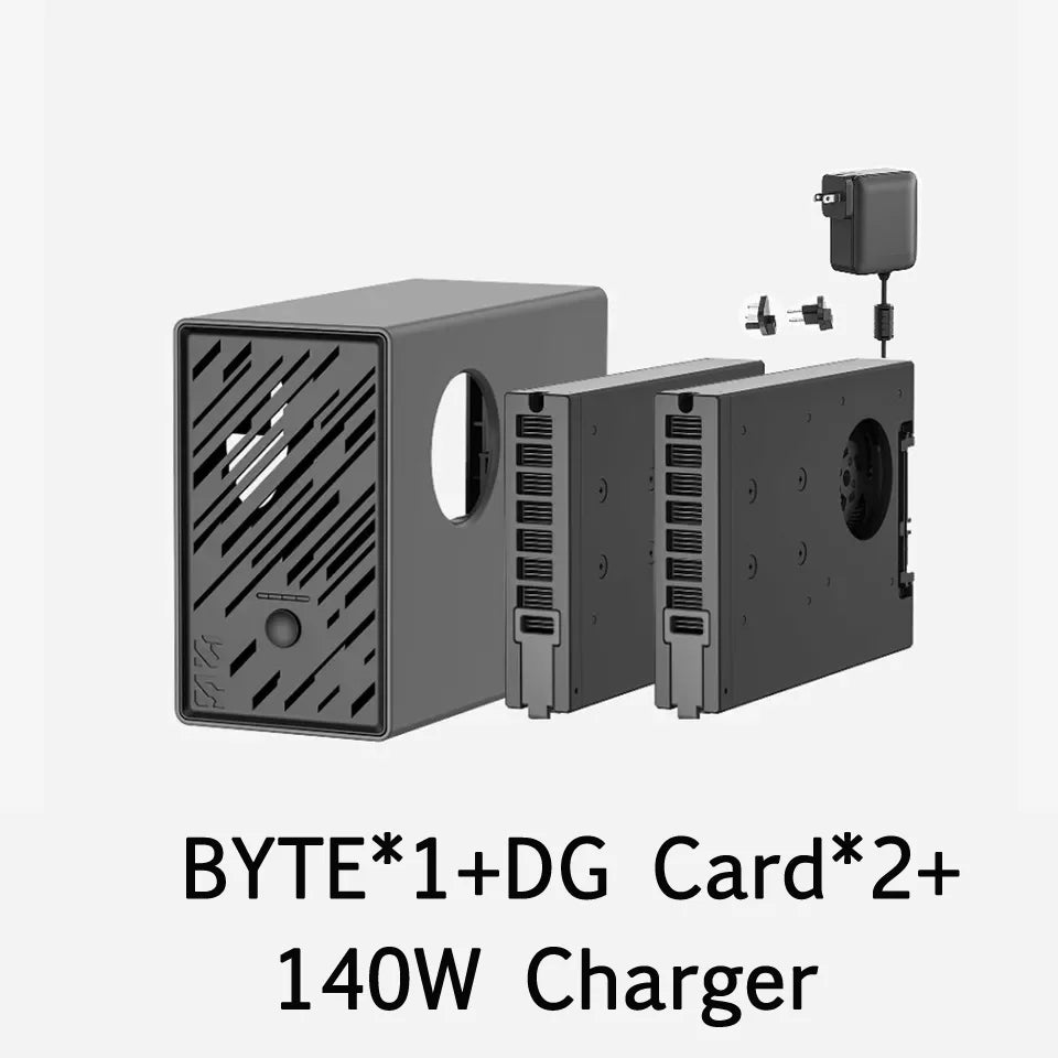 in Stock Goldshell BYTE (Aleo & Doge Dual-Algorithm) DG CARD 80Mh/s AE CARD 5.5Mh/s Aleo & Doge 140W Mining Machine