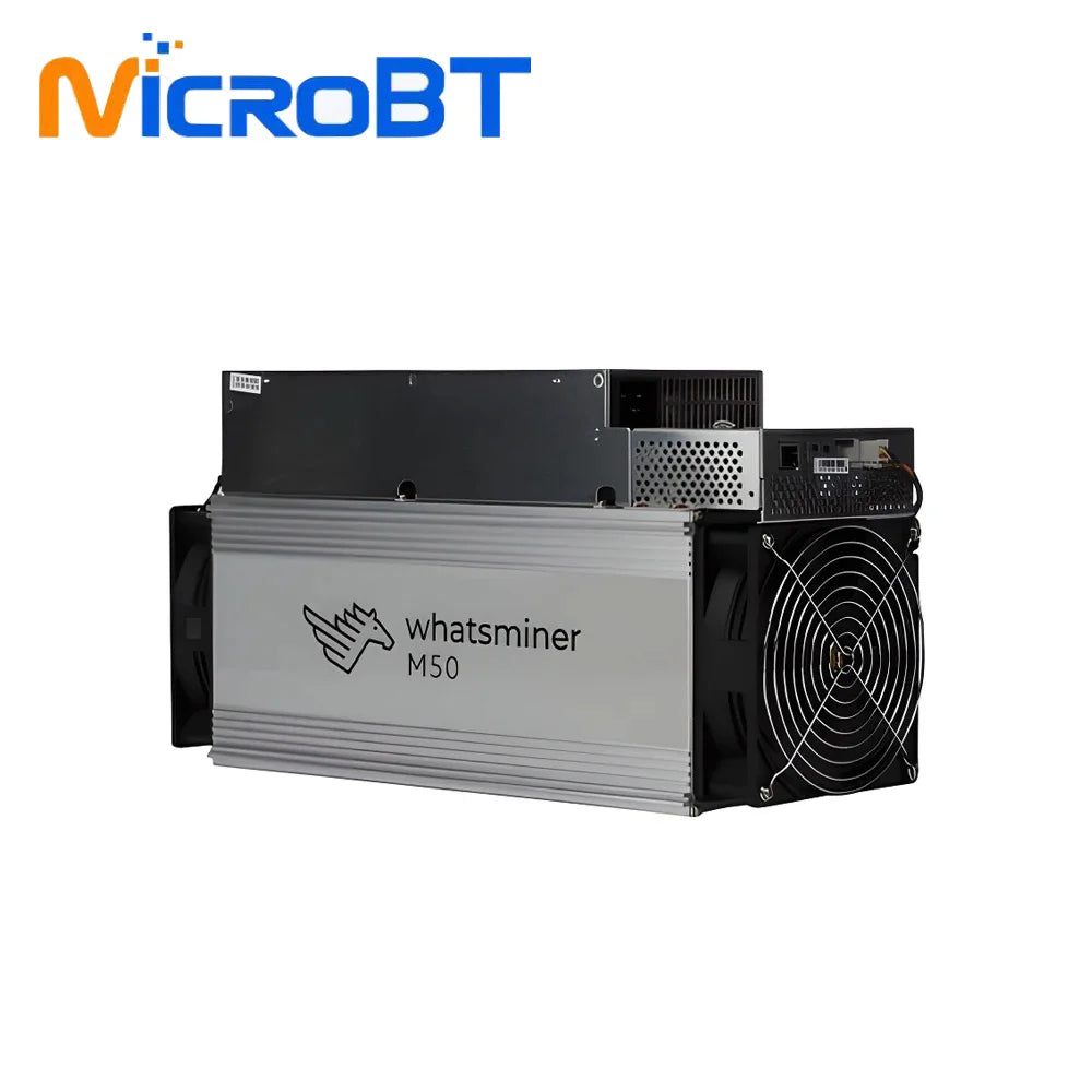 Brand New MicroBT Whatsminer M50 Miner 27W/T 126T 128T 130T BTC Bitcoin Coin Miner Asic Miner Cryptocurrency Mining