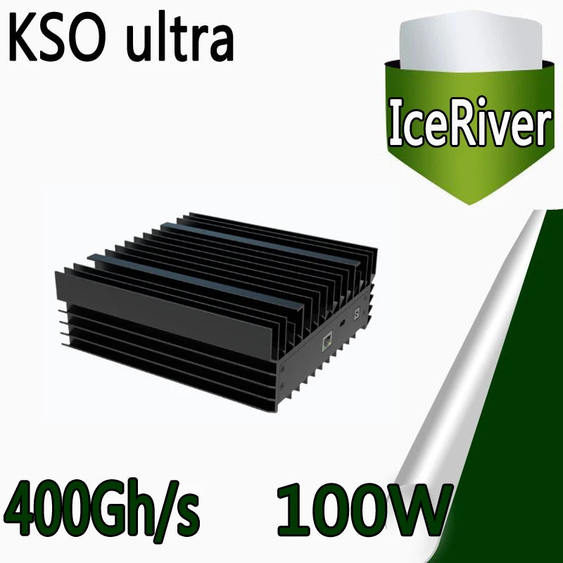 USED IceRiver KS0 Ultra With Offical Power Supply ASIC Miner KASPA Miner KAS Crypto Mining Machine Cheap Used Miner