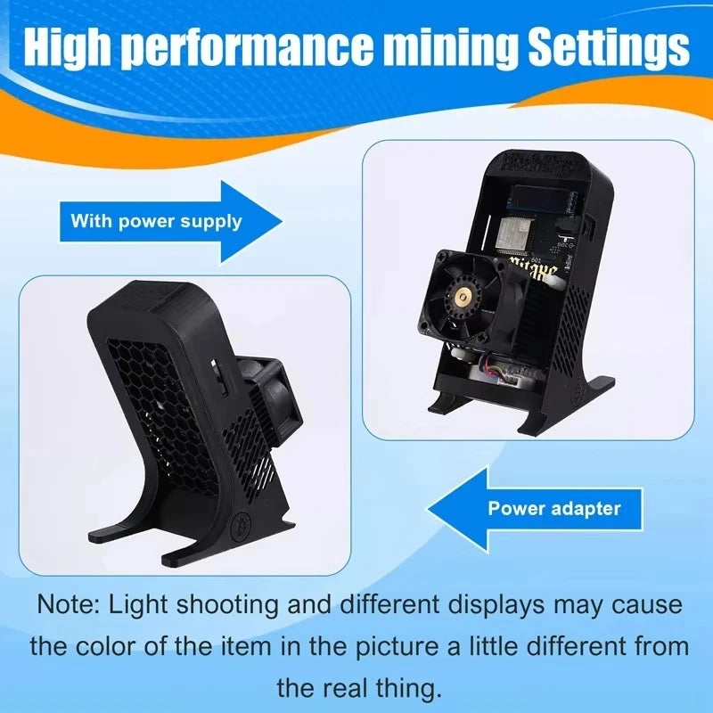 New Bitaxe Gamma 601 BTC Solo Miner 18W 1.2TH/S Crypto Miner BM1370 Asic Chip From Antminer S21 Pro Bitcoin BTC Miner US Plug