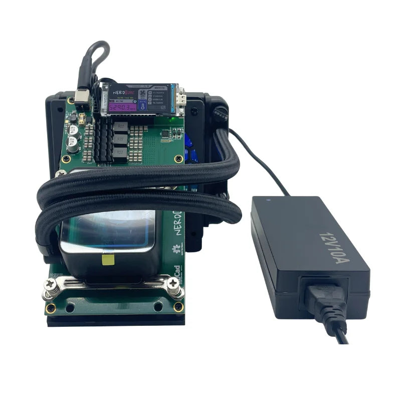 New Bitaxe NerdQaxe++ Hydro 4.8TH/s Liquid-Cooled Bitcoin Miner with 4*BM1370 ASIC Chips 2.4G WiFi Crypto Machine for Mining