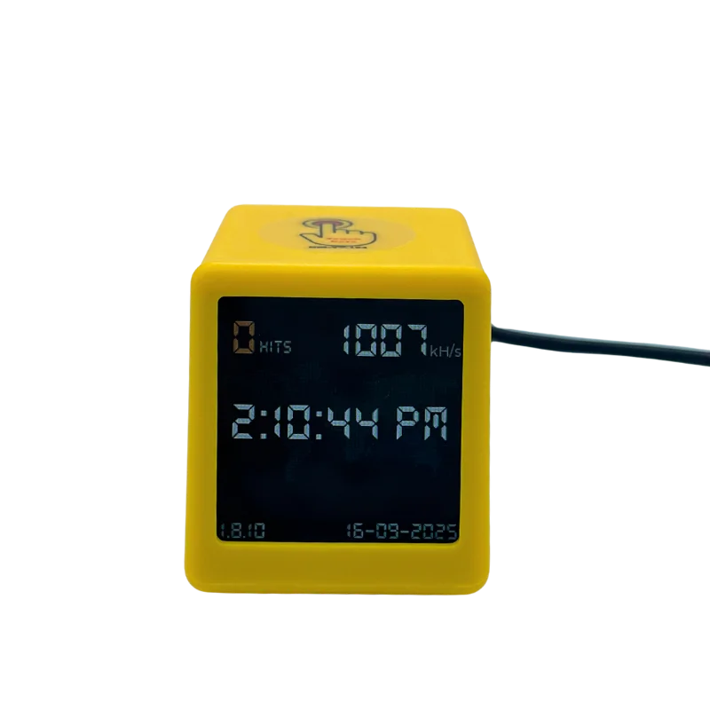 NM TV Miner Official Smart TV 1060KH/s 1W Nerdminer V2 ESP32 BTC SOLO Lottery Miner Home Office Clock Gift