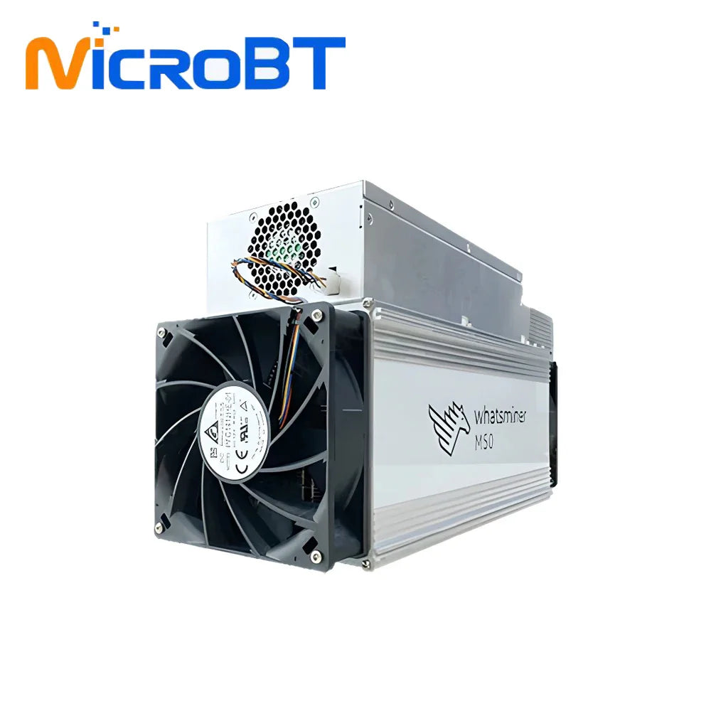 Brand New MicroBT Whatsminer M50 Miner 27W/T 126T 128T 130T BTC Bitcoin Coin Miner Asic Miner Cryptocurrency Mining