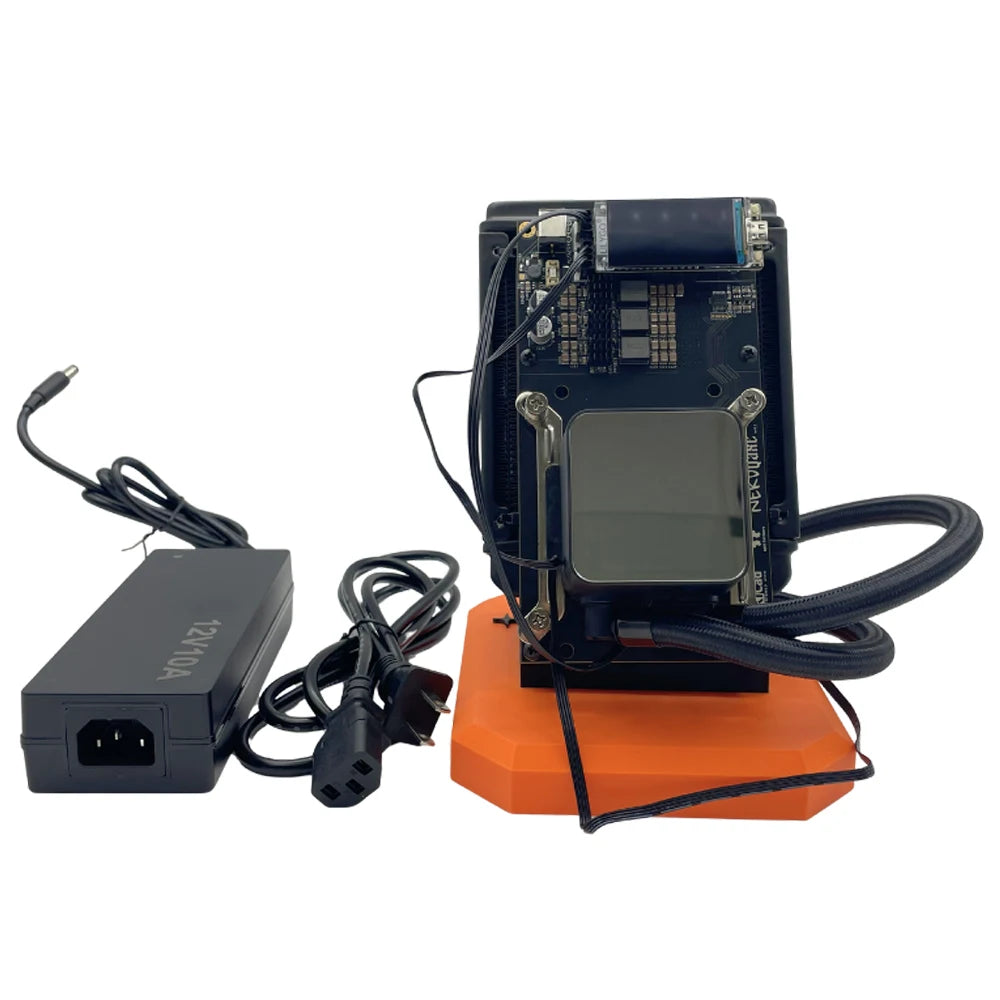 Hydro Cooling Bitaxe NerdQaxe++ ASIC Miner 4.8TH/s NerdQAxe+ + BTC Solo Miner With All kinds of Plug Water Cooling NerdQAxe