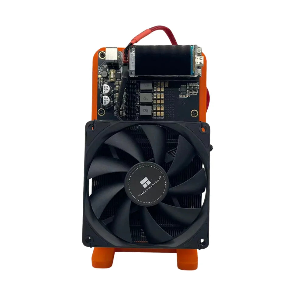 2 Fans Bitaxe NerdQaxe++ Hydro 4.8T Liquid-Cooled Bitcoin Miner with 4*BM1370 ASIC Chips 2.4G WiFi Crypto Machine for Mining