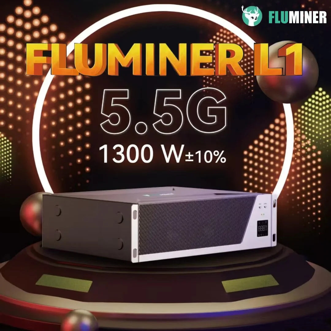 New Fluminer L1/L1 Pro Doge LTC Miner 5.3Gh/s 6Gh/s 1200W Litecoin Dogecoin Miner Doge Miner For Home Doge Mining