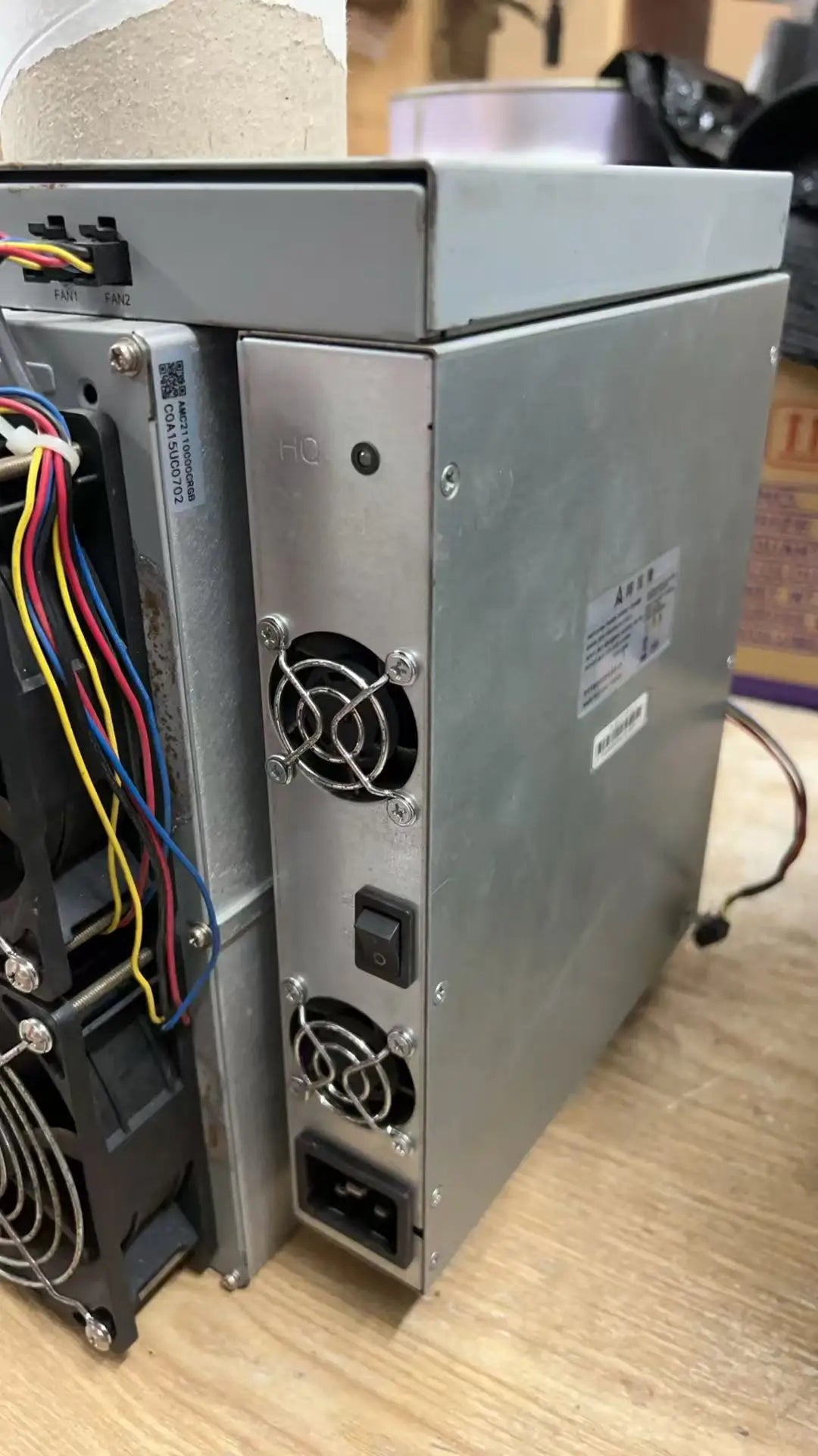 USED SHA256 BTC BCH Miner Cannan Avalon A1046 A1047 A1066 A1166 A1124 A1146 1166Pro A1246 PSU 3300-03PLUS Switching Power Supply