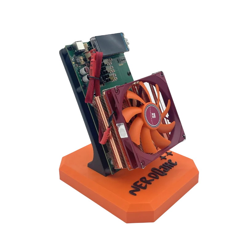 New Arraive Bitaxe NerdQaxe++ 4.8TH/s 68w Asic Bitcoins Miner BM1370 Chip Solo BTC 2.4G WiFi Open-Source BTC Mining Machine