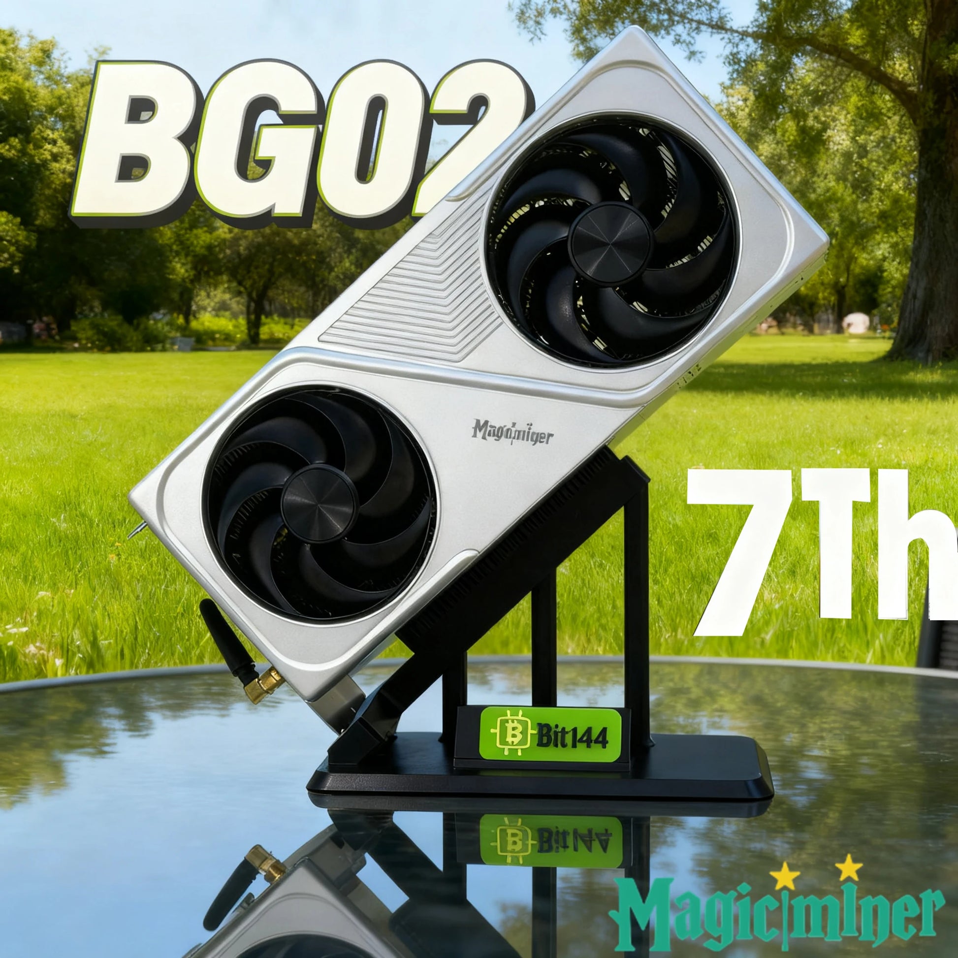 100% New Magic Miner BG02 7TH/s Bitcoin Miner BTC BCH BSV Crypto Miners Solo Miners Asic BTC Miner SHA-256 Mining Machine 150W