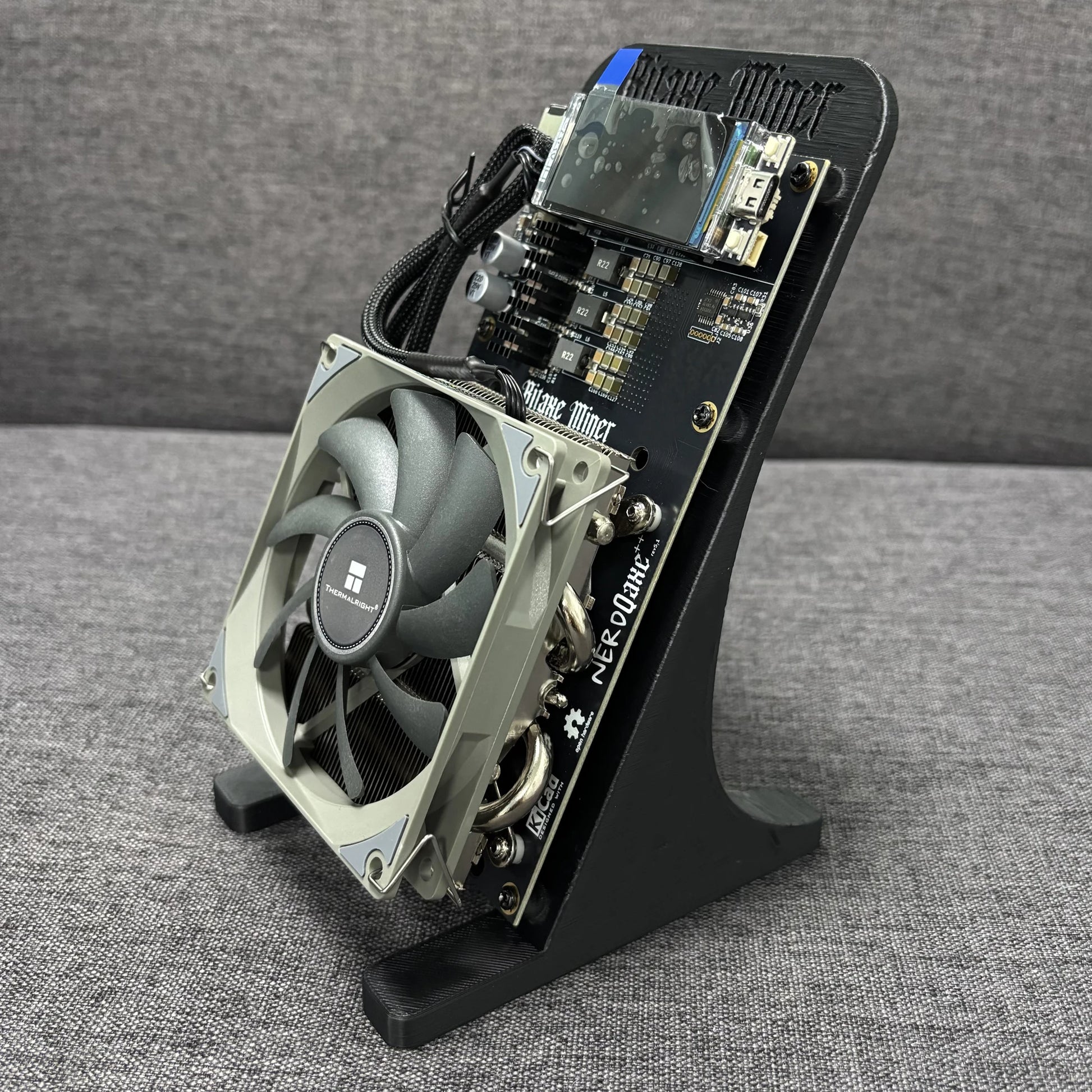 in Stock Original Bitaxe Nerdminer Bitcoins Miner NerdQaxe++ 4.8TH/s Solo BTC 2.4G WiFi Open-Source Mining Machine