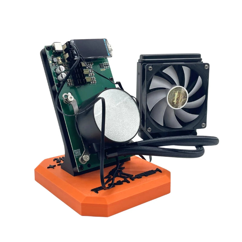 100% Original NerdQaxe++ Hydro Bitcoin Miner 4.8TH/s 78W NerdQAxe++ HYD Water Cooling Prevent Overheating BTC Mining Bitaxe