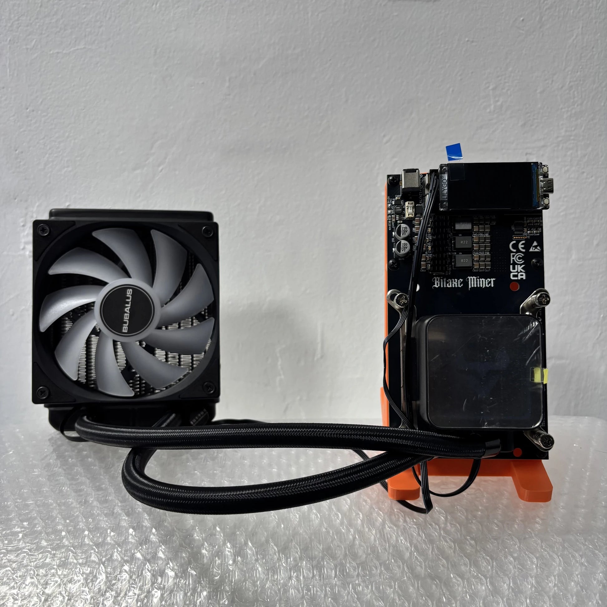 Hot Selling Bitaxe Product NerdQaxe++ Hydro 4.8Th/s 78W Water Cooling Prevent Overheating BTC Mining Bitaxe Miner