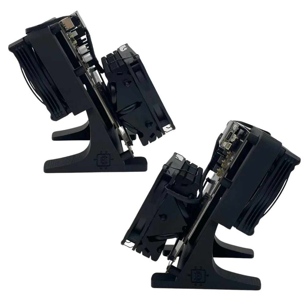 Upgraded Version Bitaxe NerdQaxe++ 4.8TH/s Asic Bitcoins Miner 2Pcs Fans BM1370 Chip Solo BTC Open-Source BTC 80W