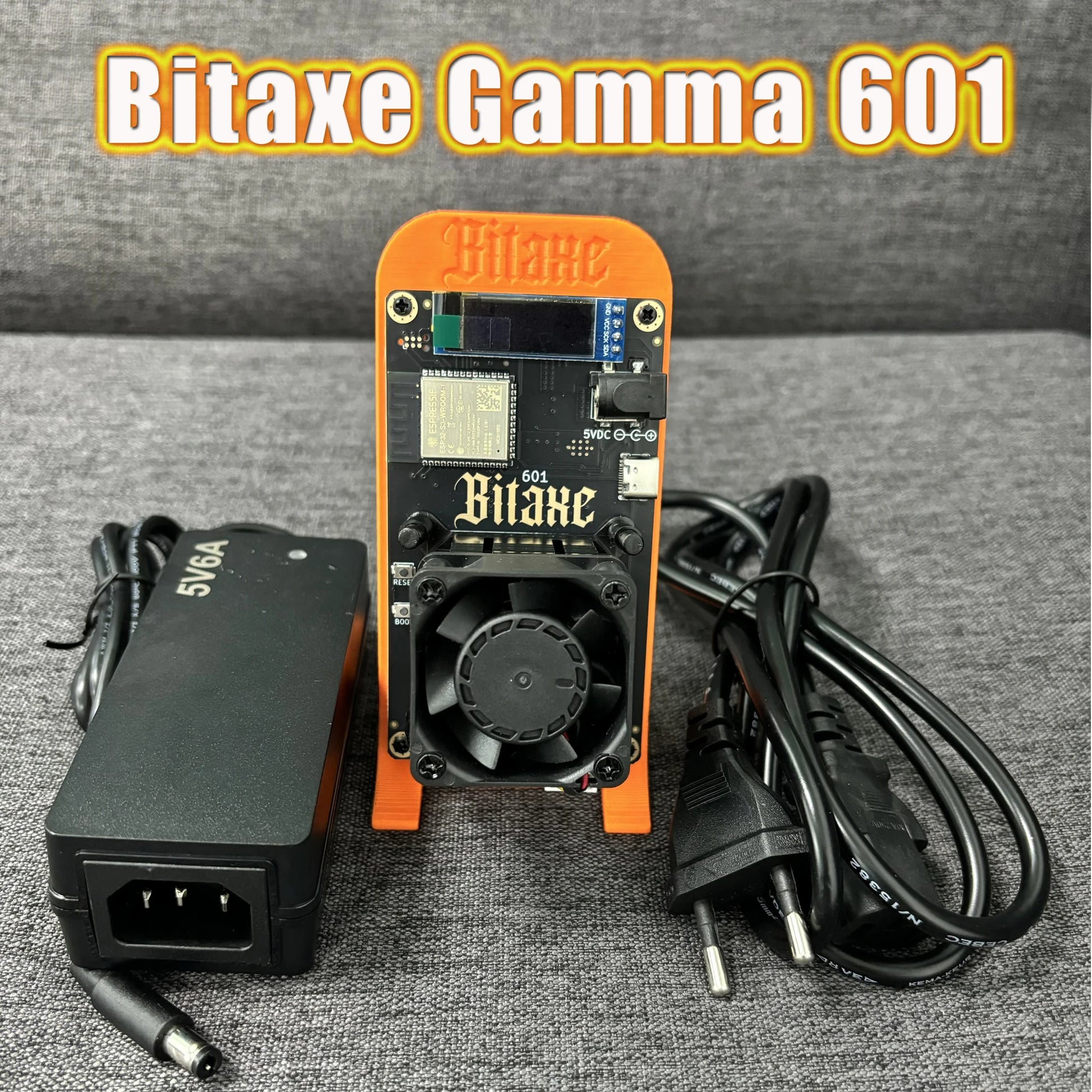 2025 Latest Bitaxe Gamma 601 1.2th/s 18W Open Source Bitcoin Miner With Power Supply