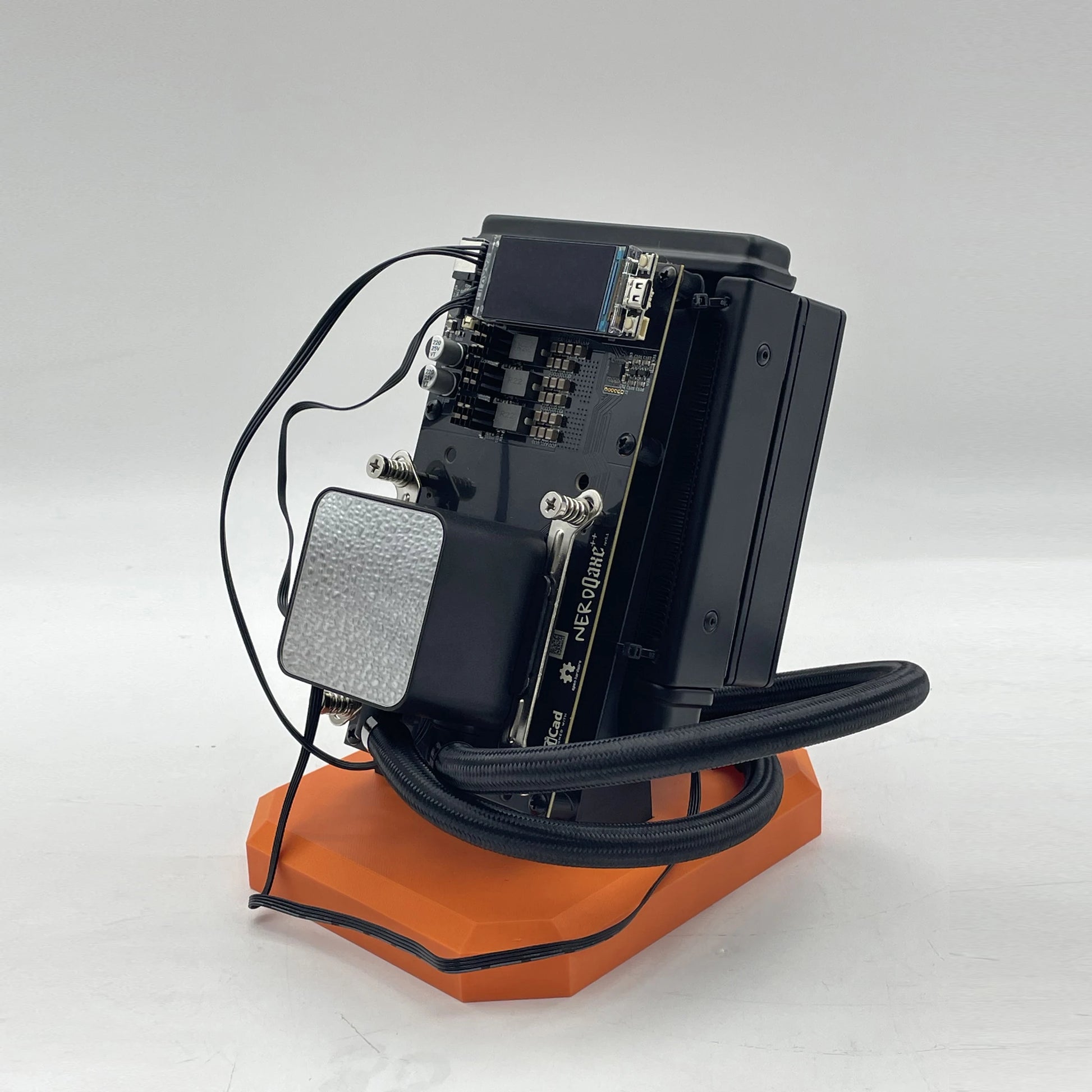 Bitaxe NerdQaxe++ Hydro Cooling ASIC Miner  4.8TH/s NerdQAxe++ Water Cooling With All kinds of Plug NerdQaxe