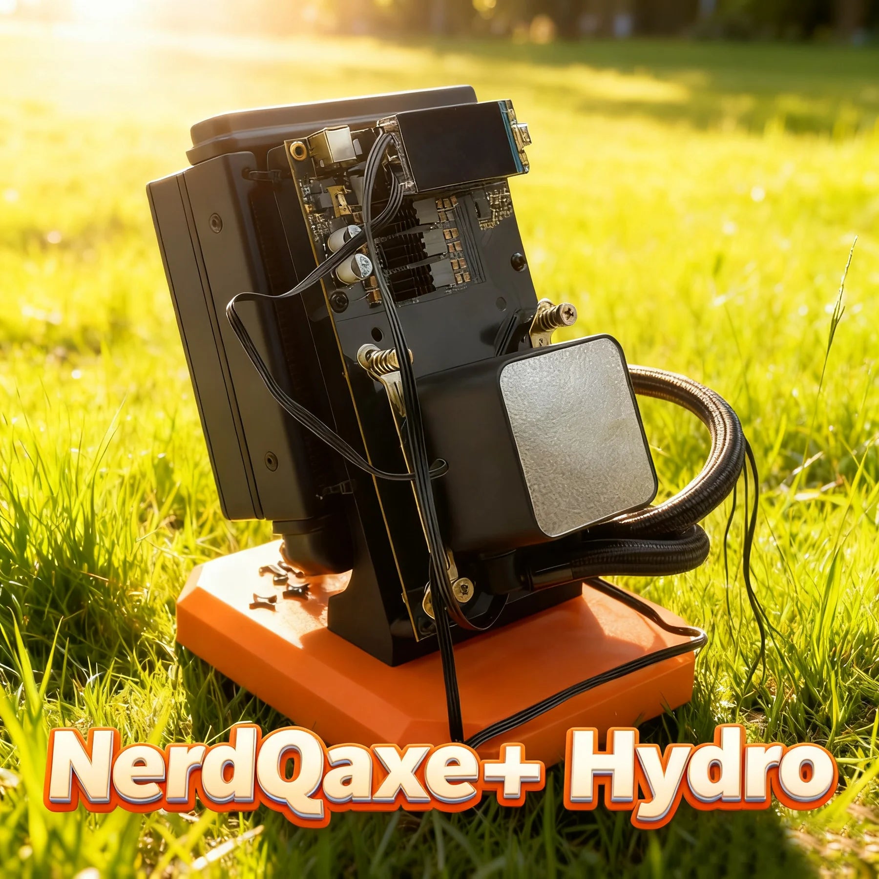 Free Shipping Brand New NerdQaxe++ Hydro 4.8TH/s BTC Miner ASIC Chips 2.4G WiFi Crypto Machine Open-Source Miner