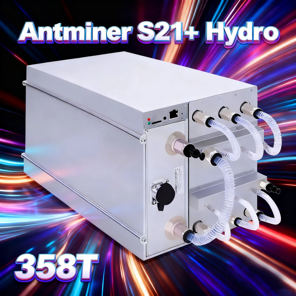 Bitmain Antminer S21 Hydro S21+ Hydro 358T BTC Miner Cryptocurrency Mining Hardware Water Cooling Solution 3Phase Input 380~415V