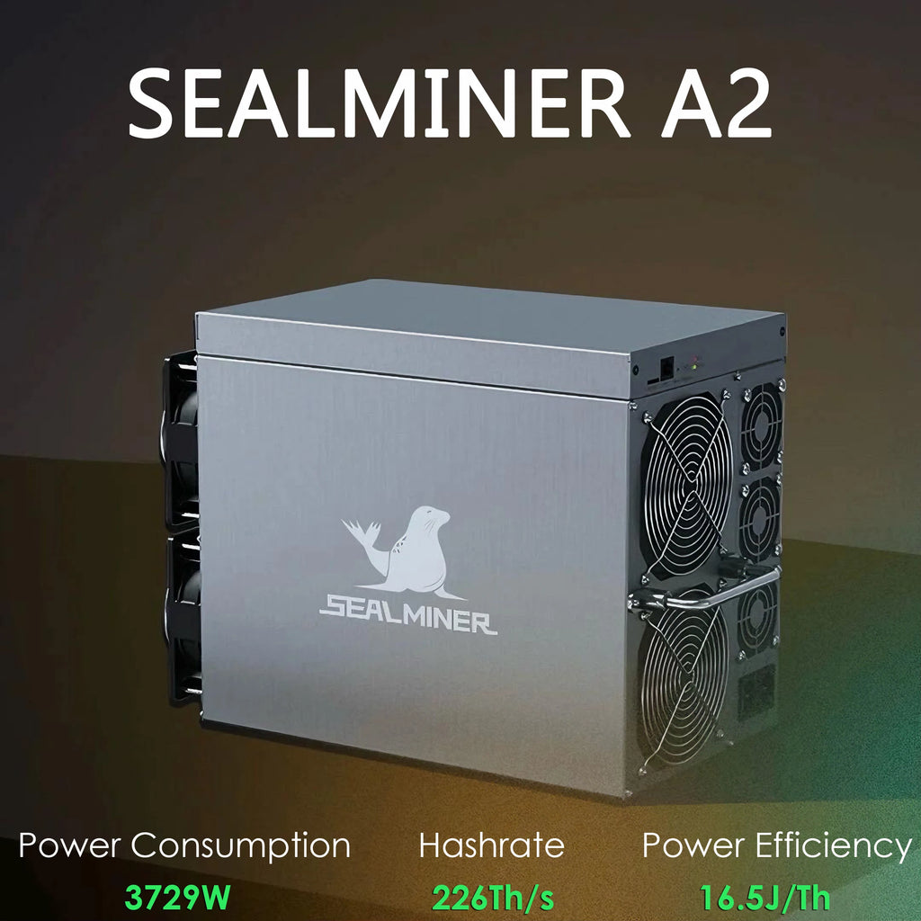 Bitdeer SEALMINER A2 232T 230T 226TH/S 220T 3729W Bitcoin Miner SHA-256 algorithm Air Cooling Device A2 232T