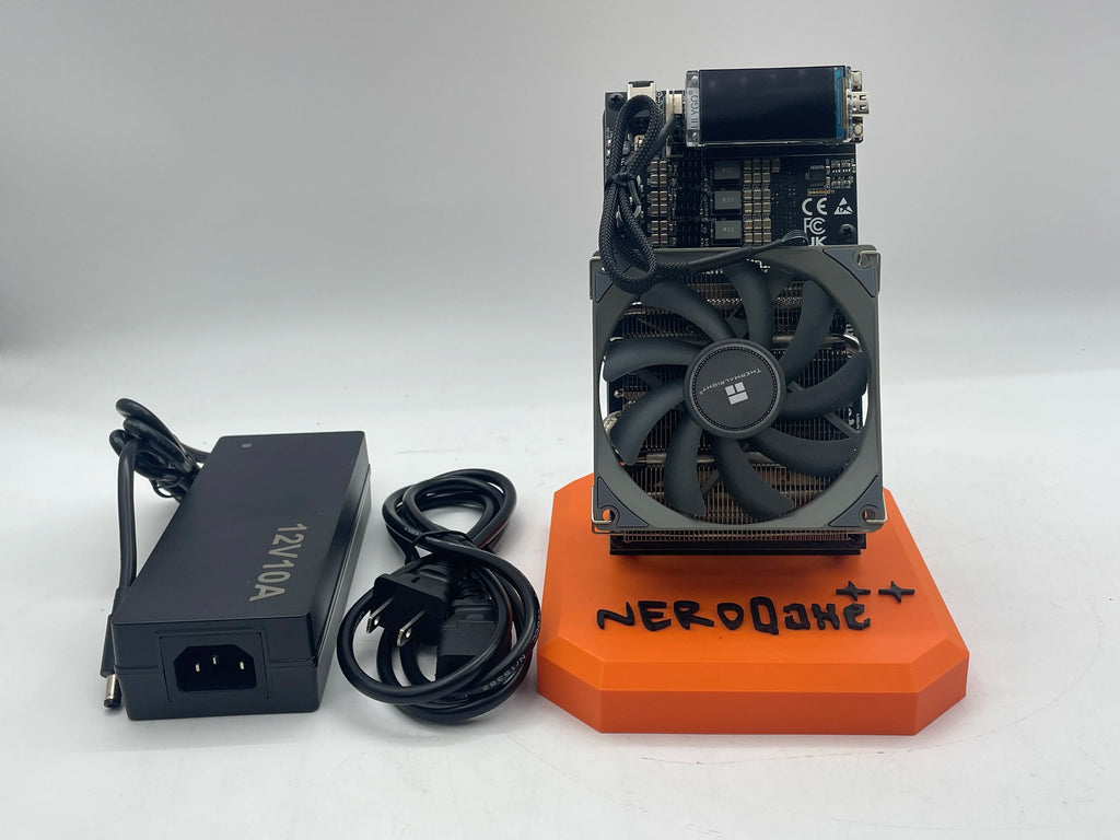 Bitaxe NerdQaxe++ 4.8TH/s Bitcoins Miner 4 Pieces BM1370 Asic Chip Solo BTC 80W 2.4G WiFi Open-Source Mining Machine With PSU