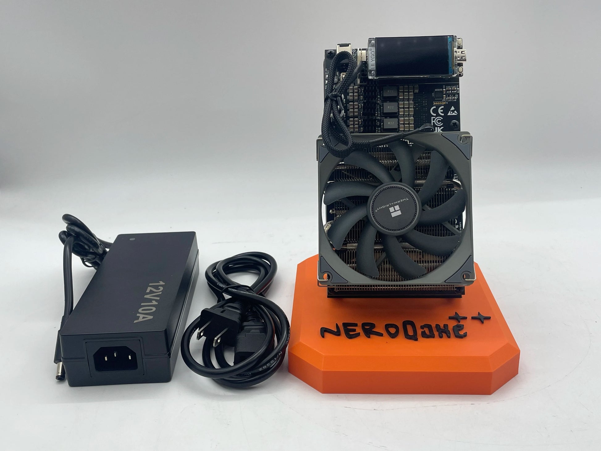 Bitaxe NerdQaxe++ 4.8TH/s Bitcoins Miner 4 Pieces BM1370 Asic Chip Solo BTC 80W 2.4G WiFi Open-Source Mining Machine With PSU
