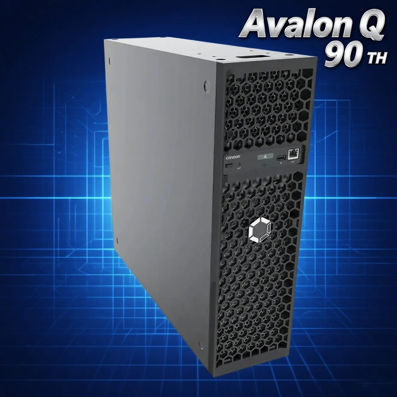 New Home BTC Miner Avalon Q 90TH/s 1674W 18.6J/TH Bitcoin Miner With PSU Low Noise Avalon-Q Crypto BTC Mining 110-220V Support